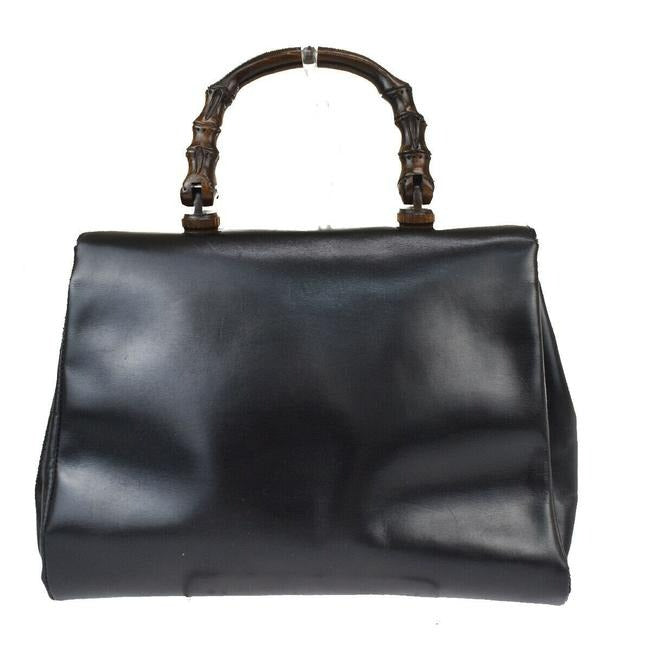 Gucci Envelope Kelly Leather Top Handle Shoulder Bag