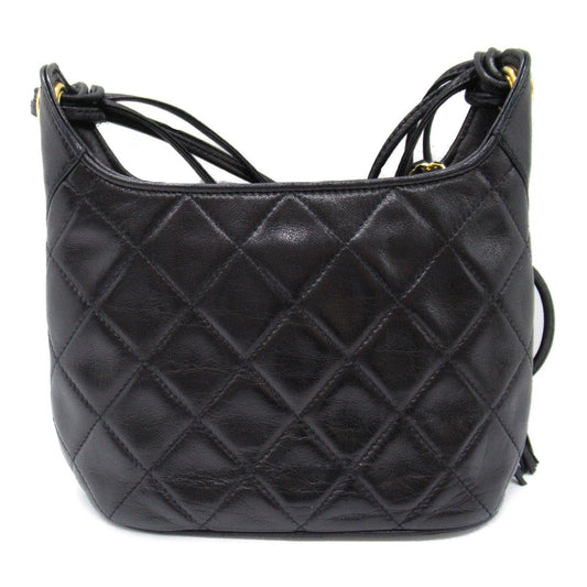 Chanel Chanel Shoulder Bag Fringes Shoulder Bag Black