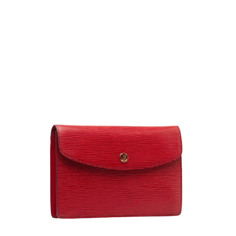 Louis Vuitton Epi Montaigne 27 Backpack Second Bag M52657 Castilian Red Leather Louis Vuitton