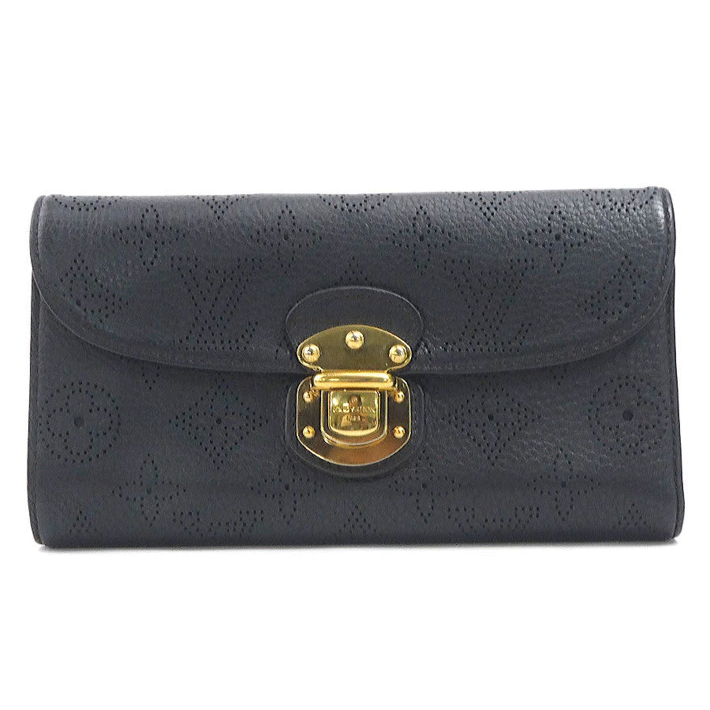 Louis Vuitton Mahina Leather Long Wallet (Bi-Fold)