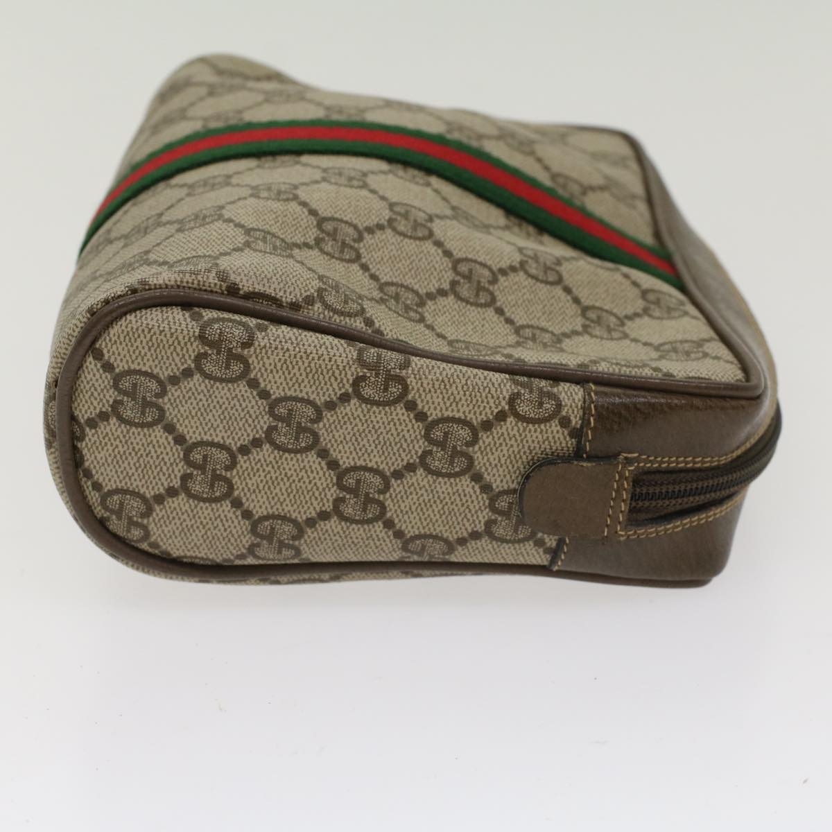 Gucci Leather Canvas Clutch