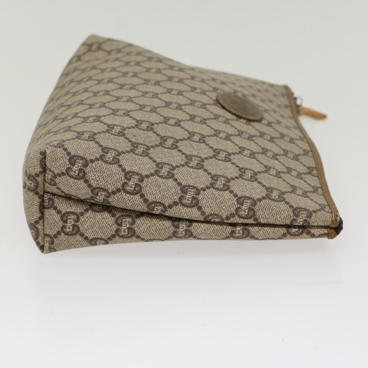 Gucci Leather Canvas Shoulder Bag