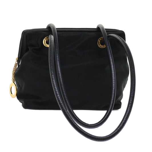 Luxury CELINE Shoulder Bag Nylon Leather Black ep1289