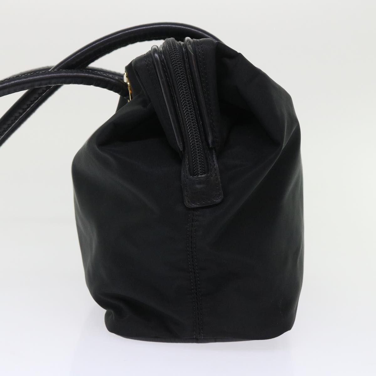 Luxury CELINE Shoulder Bag Nylon Leather Black ep1289