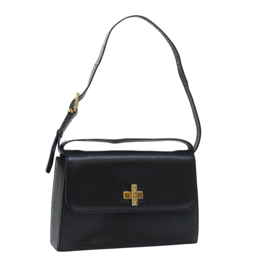 Luxury CELINE Shoulder Bag Leather Black Terre Domble ep1625