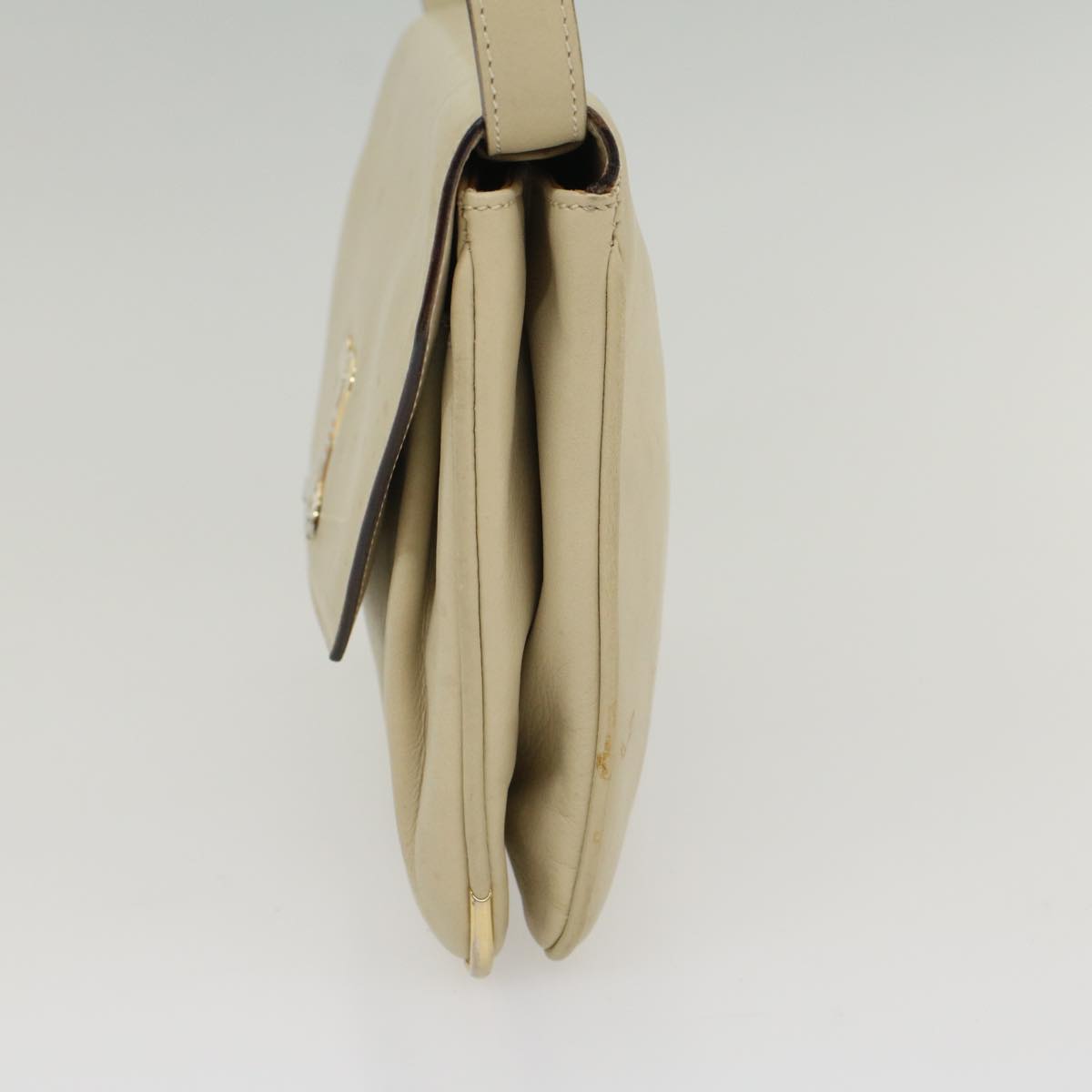 Luxury CELINE Shoulder Bag Leather Beige ep1657