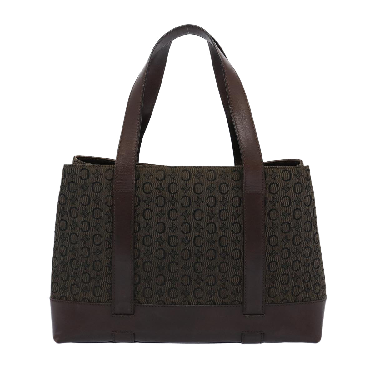 Luxury CELINE C Macadam Canvas Tote Bag Brown ep3195