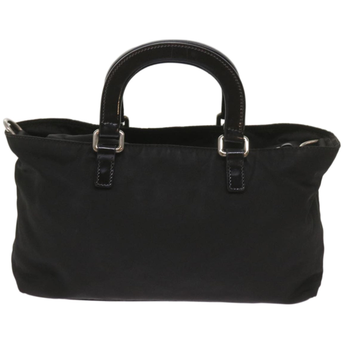 PRADA Hand Bag Nylon 2way Black Auth ep3618