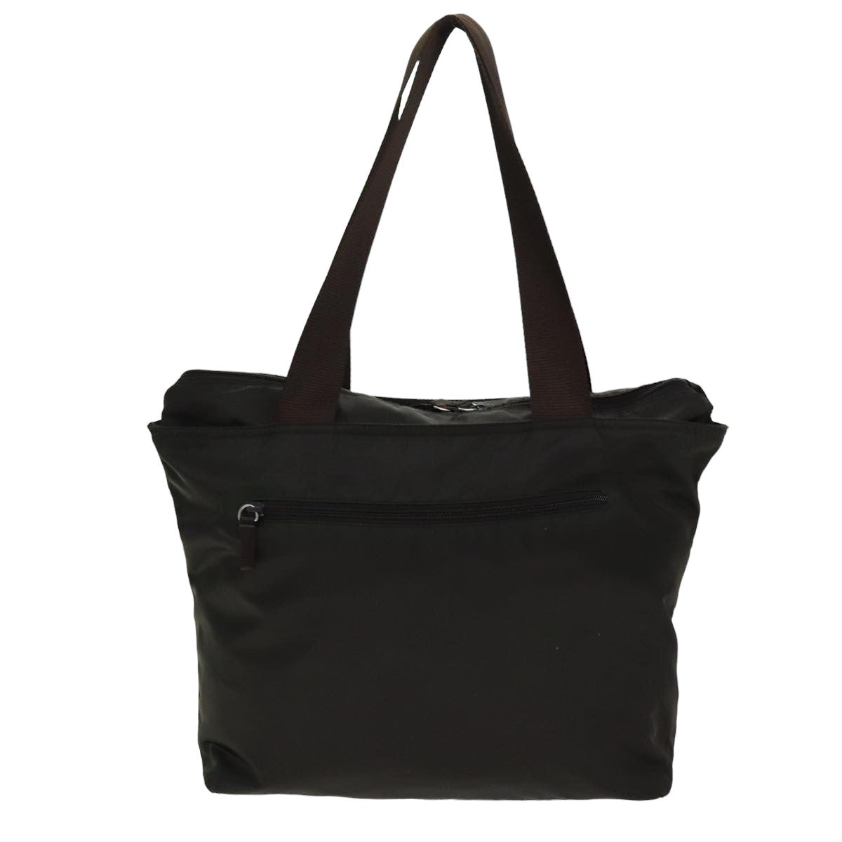 PRADA Tote Bag Nylon Khaki Auth ep4357