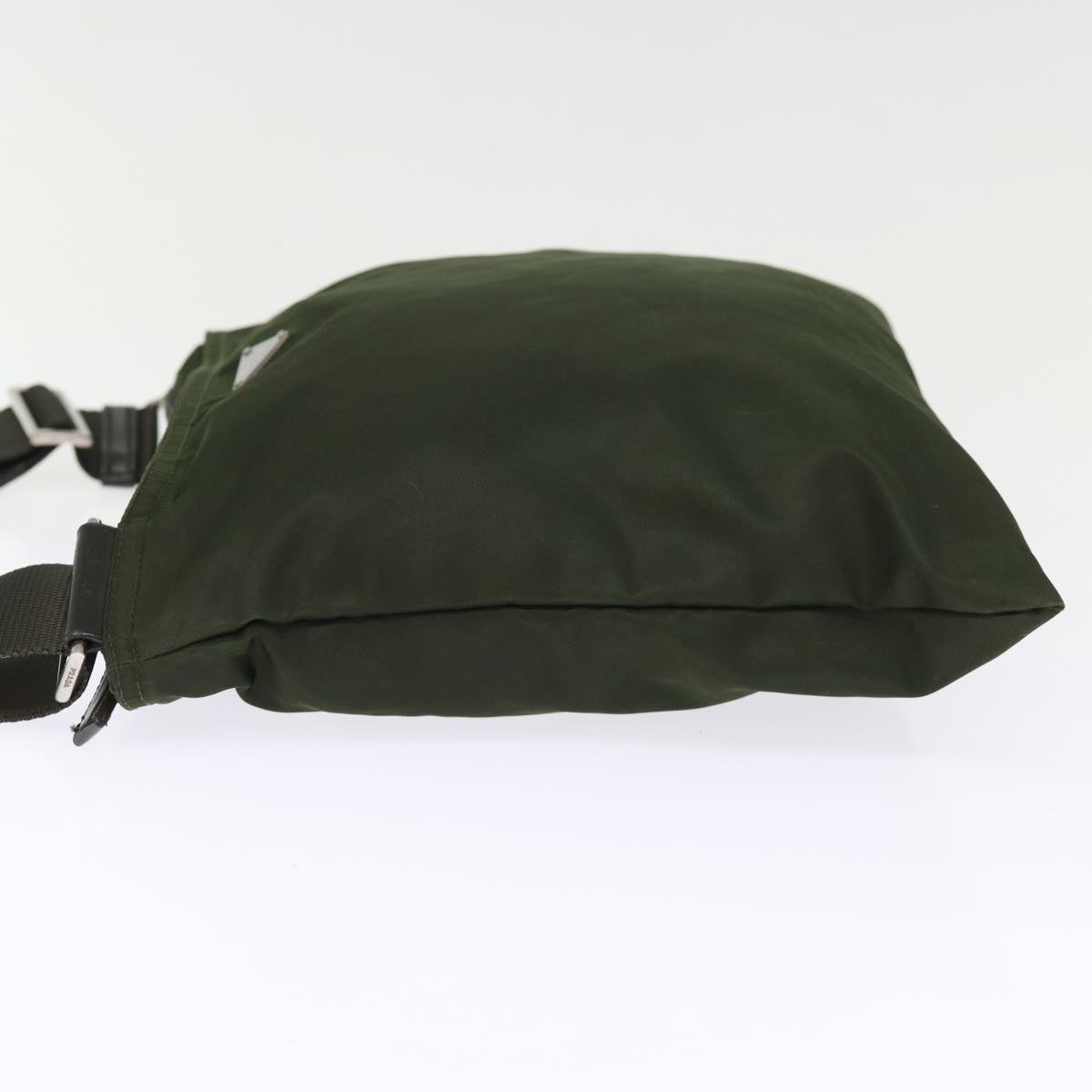 PRADA Shoulder Bag Nylon Khaki Auth ep4551