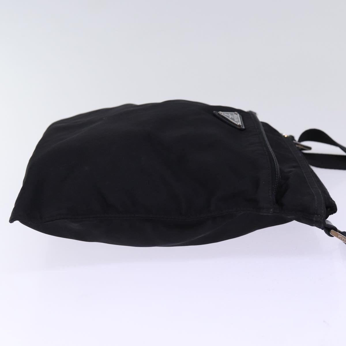 PRADA Shoulder Bag Nylon Black Auth ep4575