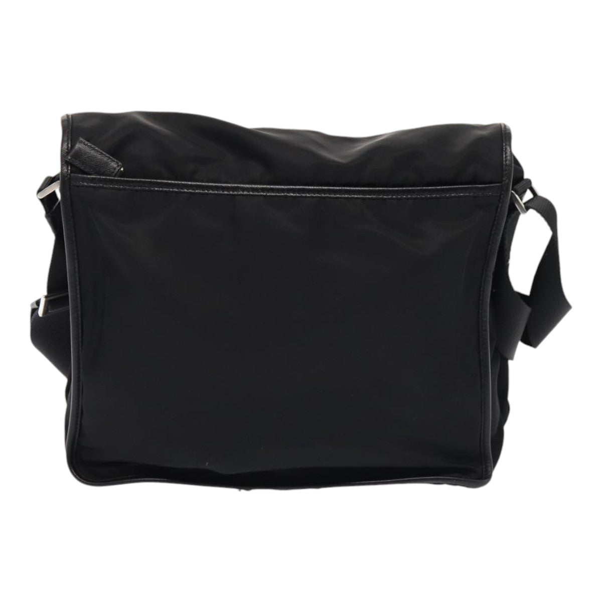 PRADA Shoulder Bag Nylon Black Auth