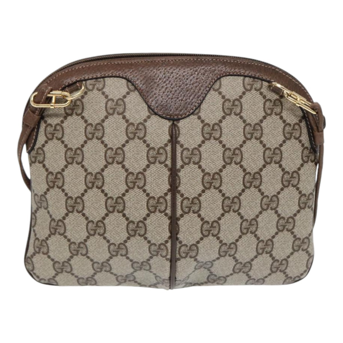 Gucci Leather Canvas Shoulder Bag