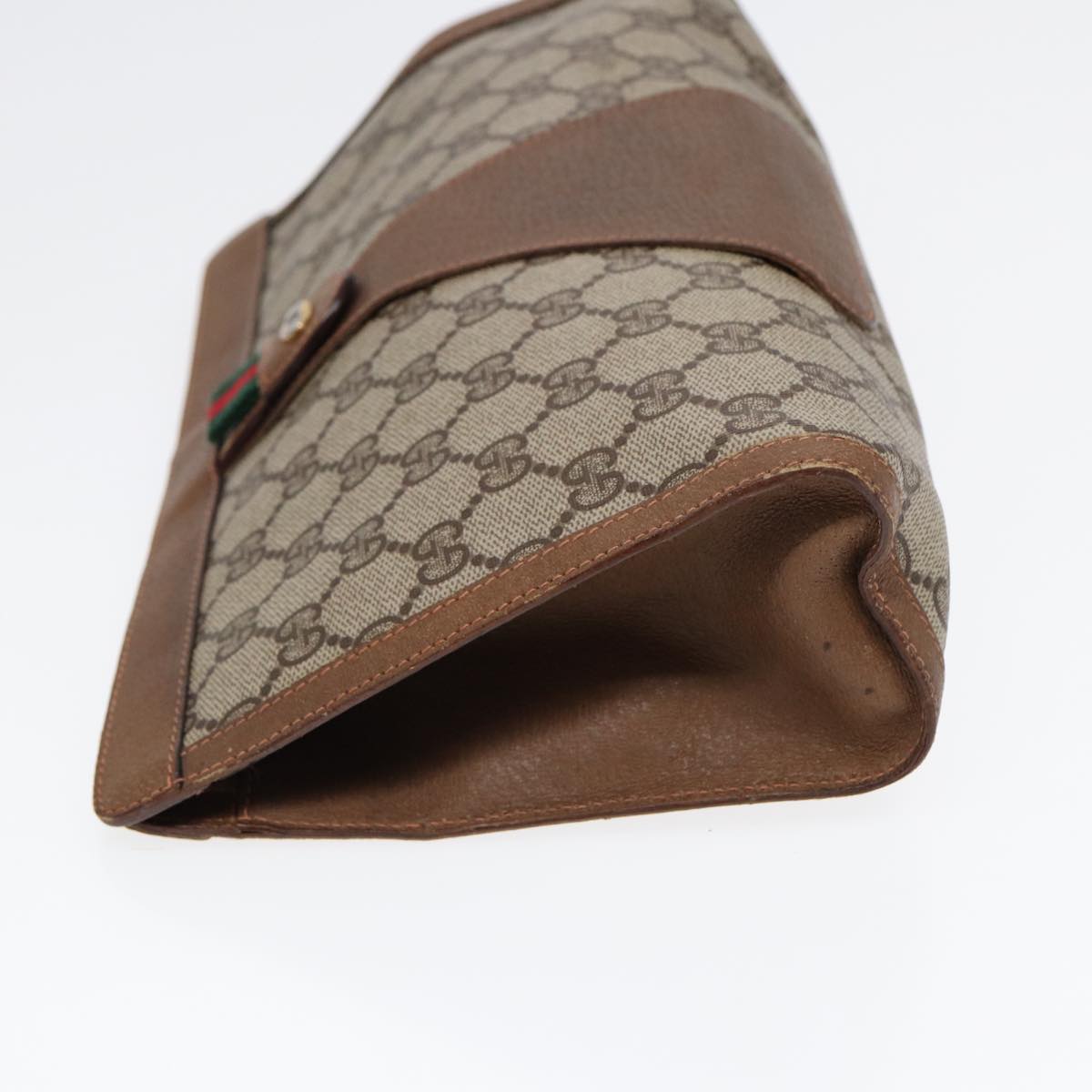 Gucci Leather Canvas Clutch