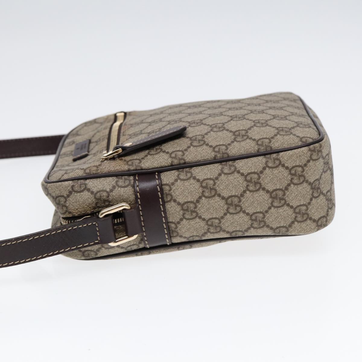 Gucci Leather Canvas Shoulder Bag