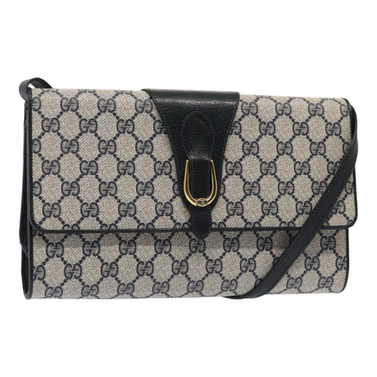 Gucci Leather Canvas Shoulder Bag