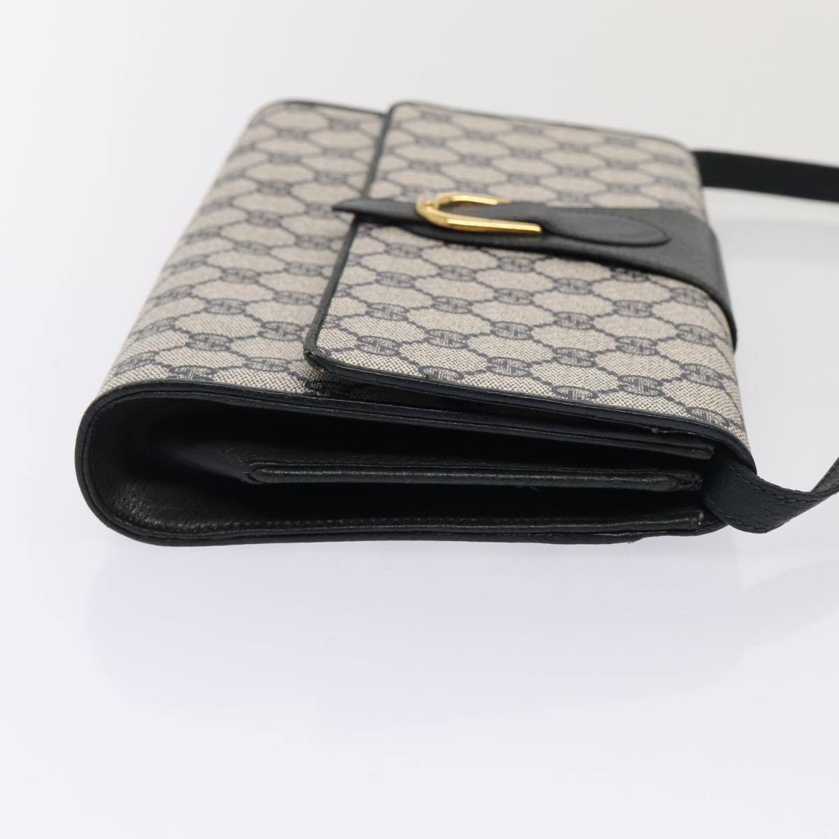 Gucci Leather Canvas Shoulder Bag