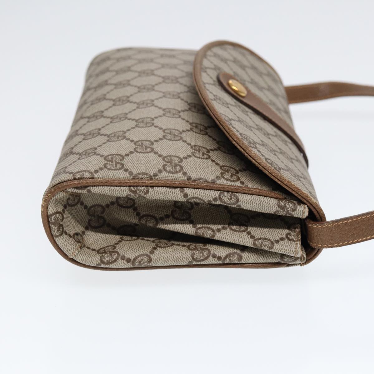 Gucci Leather Canvas Shoulder Bag