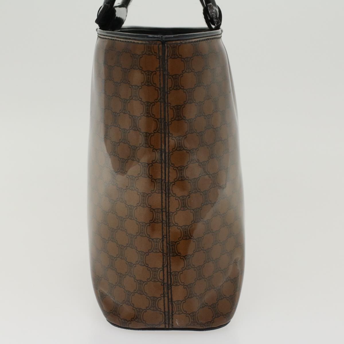 Luxury CELINE Macadam Canvas Hand Bag Brown ep989