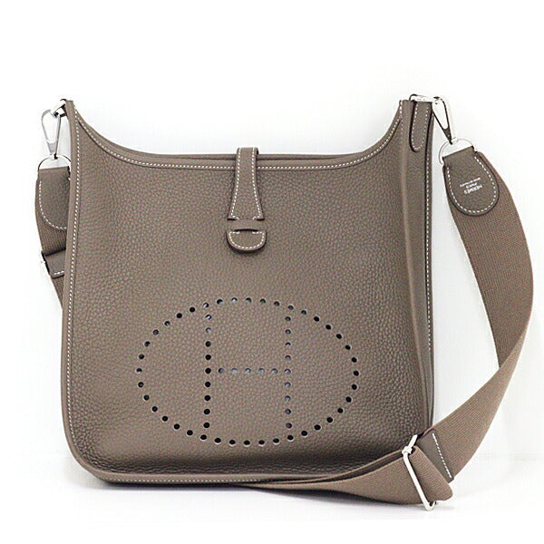 HERMES Shoulder Bag Taurillon Clemence Etope Evelyn 3 PM