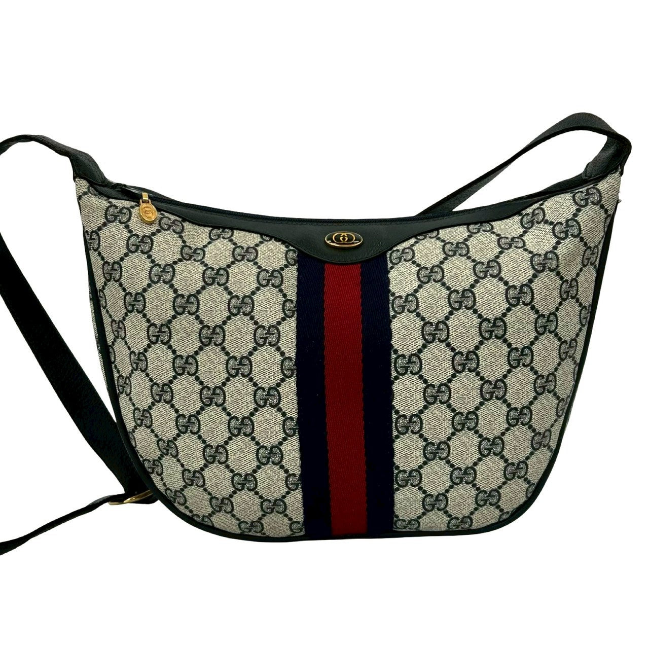 Gucci GG Logo Leather Shoulder Bag
