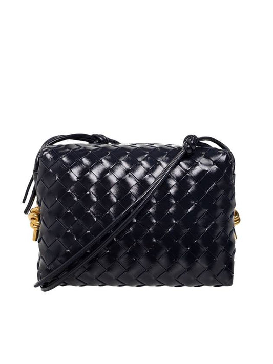 Luxury Bottega Veneta Intrecciato Small Leather Shoulder Bag Black