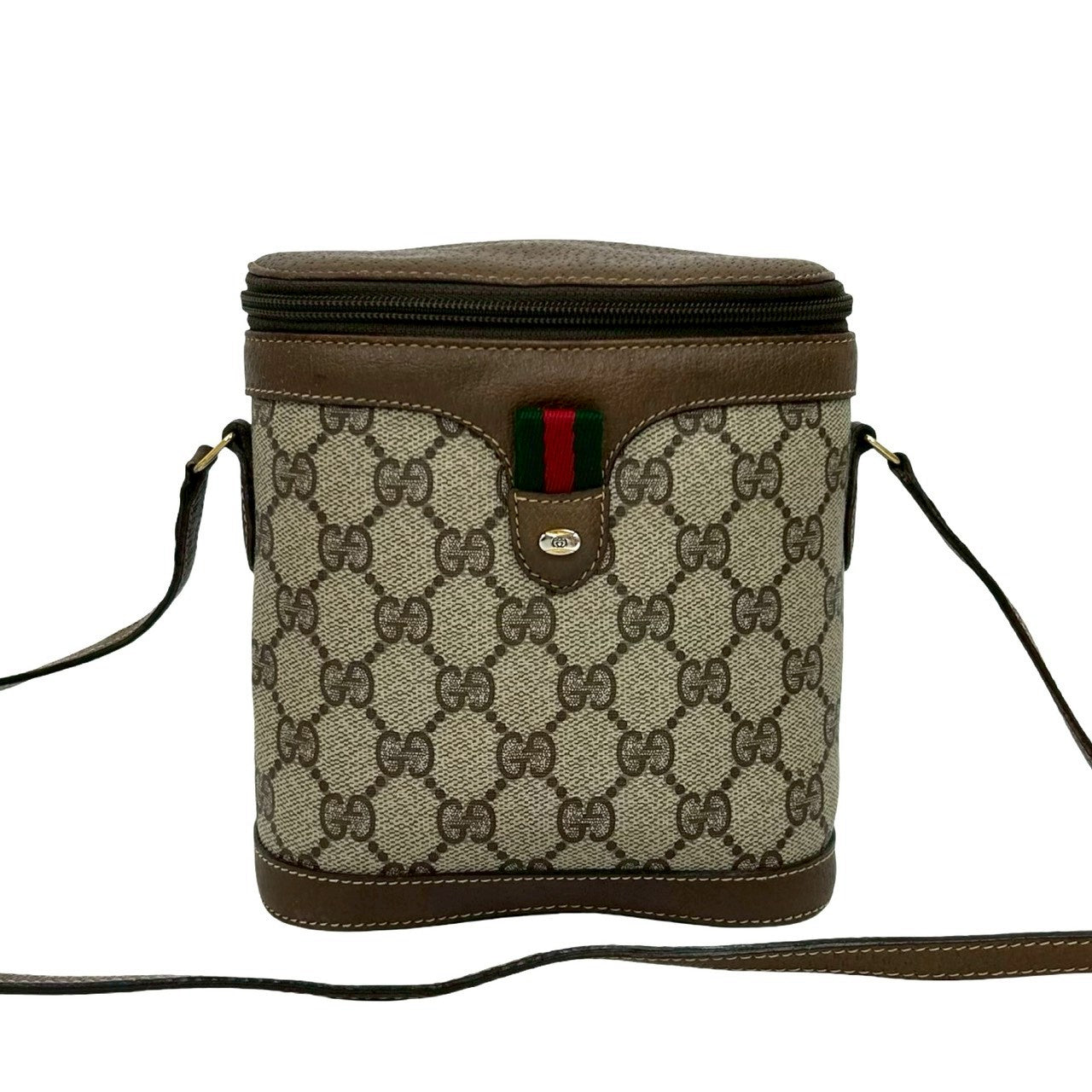 Gucci GG Logo PVC Leather Shoulder Bag