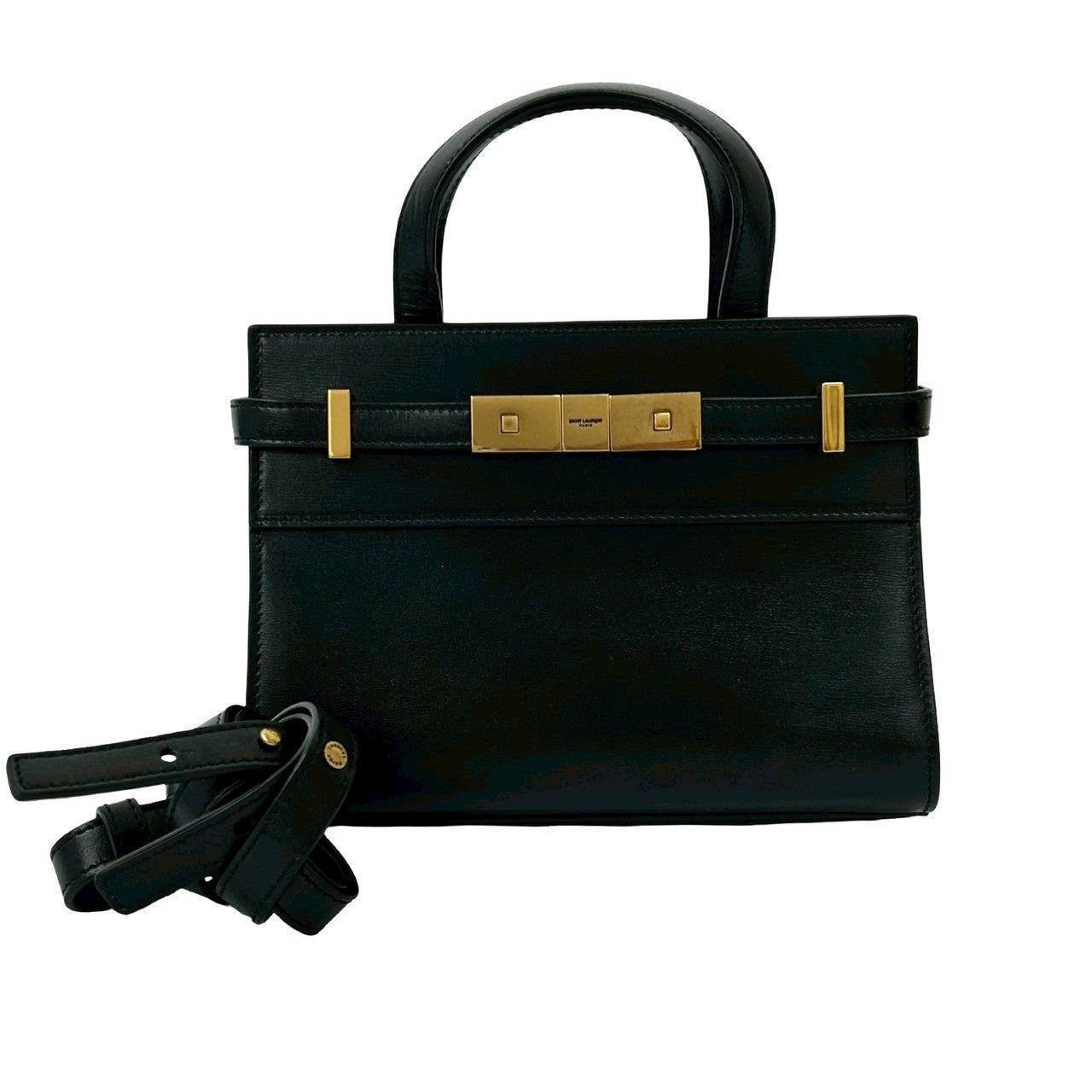 Saint Laurent Paris Manhattan Leather 2way Bag