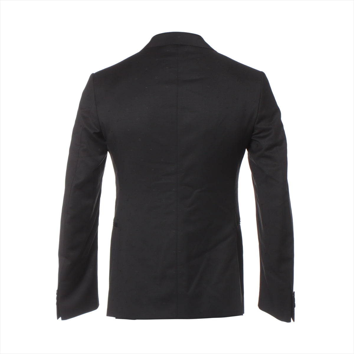 Louis Vuitton 21AW Wool Jacket 44 Mens Black Monogram RM212F