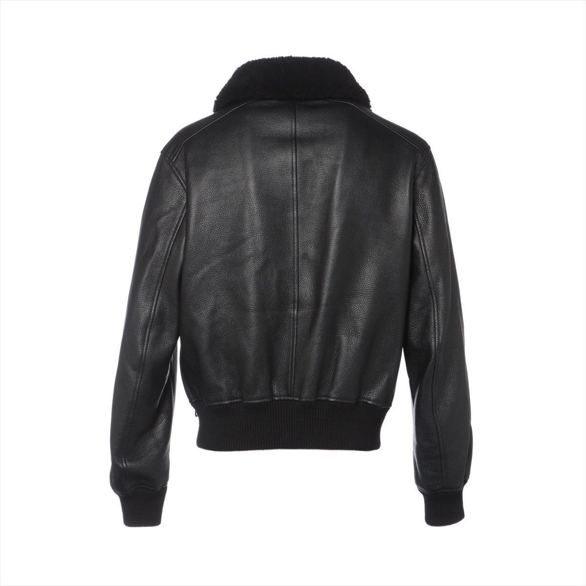 Louis Vuitton 24SS S Jacket 46 Black RM241MQ 1AFAL3 Leather Aviator