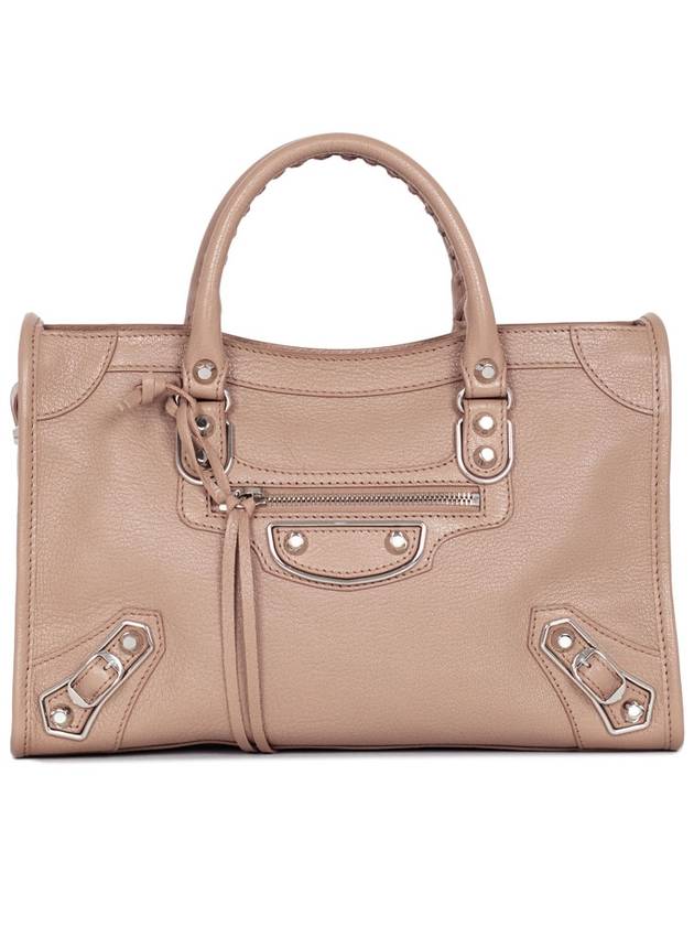 Luxury Balenciaga Trending 2026 Metallic Edge Mini City Tote Bag Pink