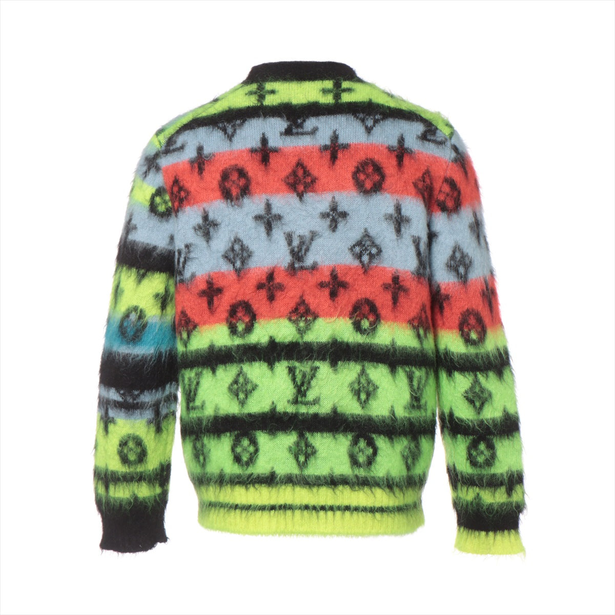 Louis Vuitton 22AW Wool x Moheya Cardigan S Multicolor Monogram RM222V