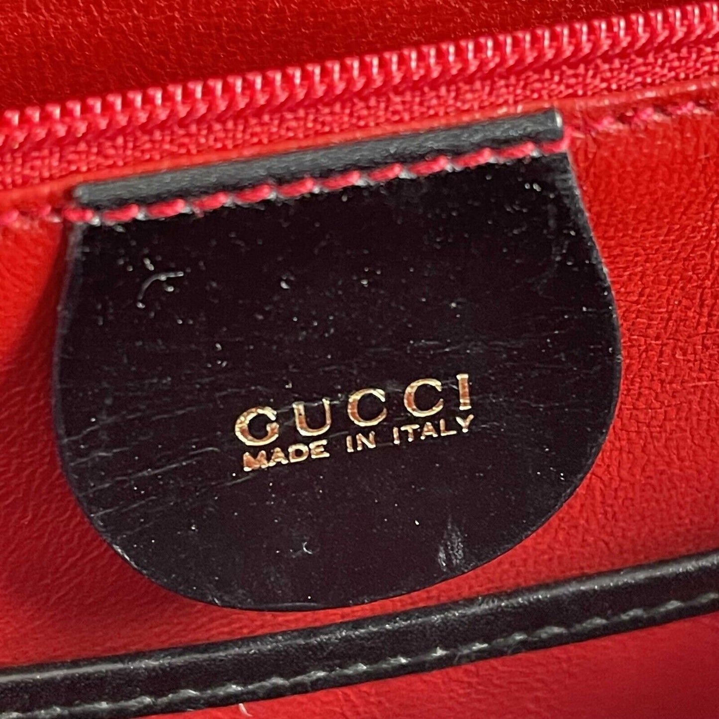 Gucci Twist Leather Top Handle Crossbody