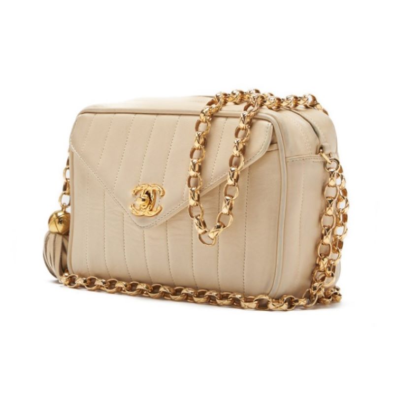 CHANEL CHANEL Mademoiselle Fringe Vision Chain Shoulder Ivory Shoulder Bag Mini Shoulder Bag Shoulder Bag Hybrid Ship] Himalan Bookstore Online
