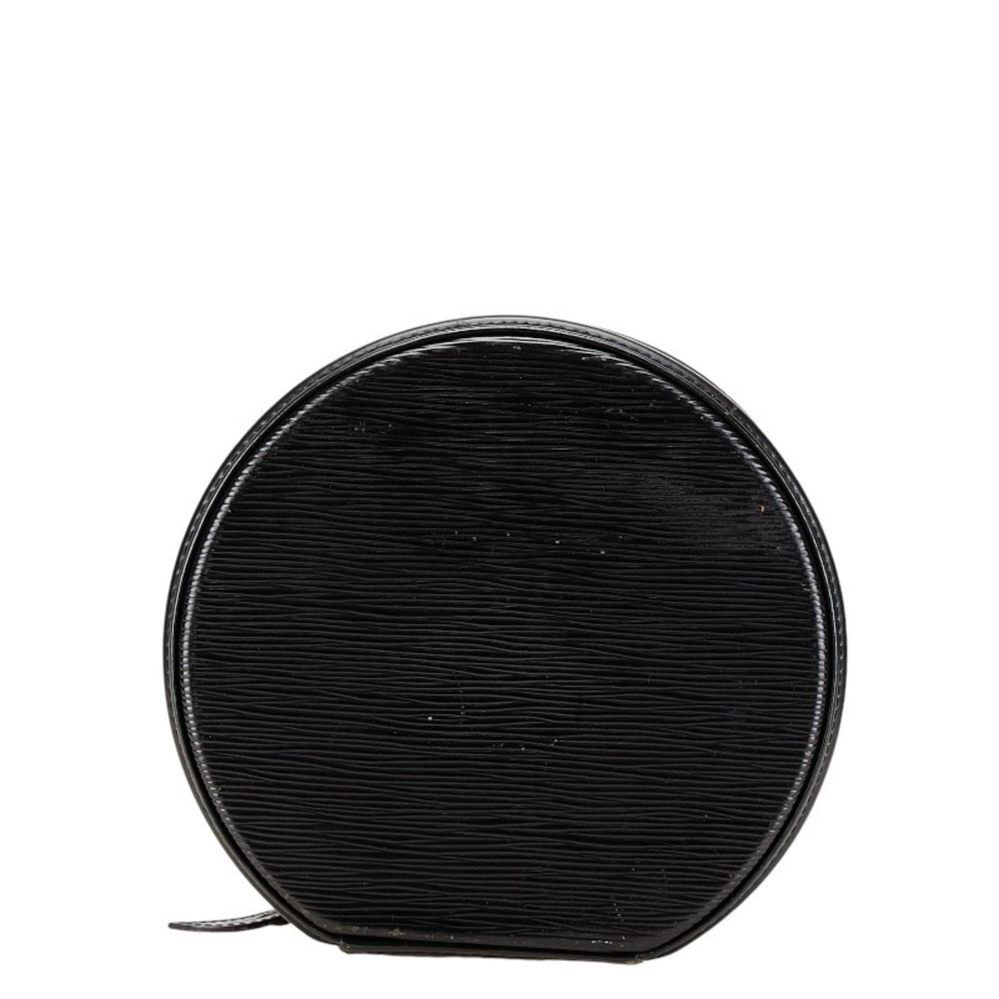 Louis Vuitton Noir Leather Handbag Vanity Bag