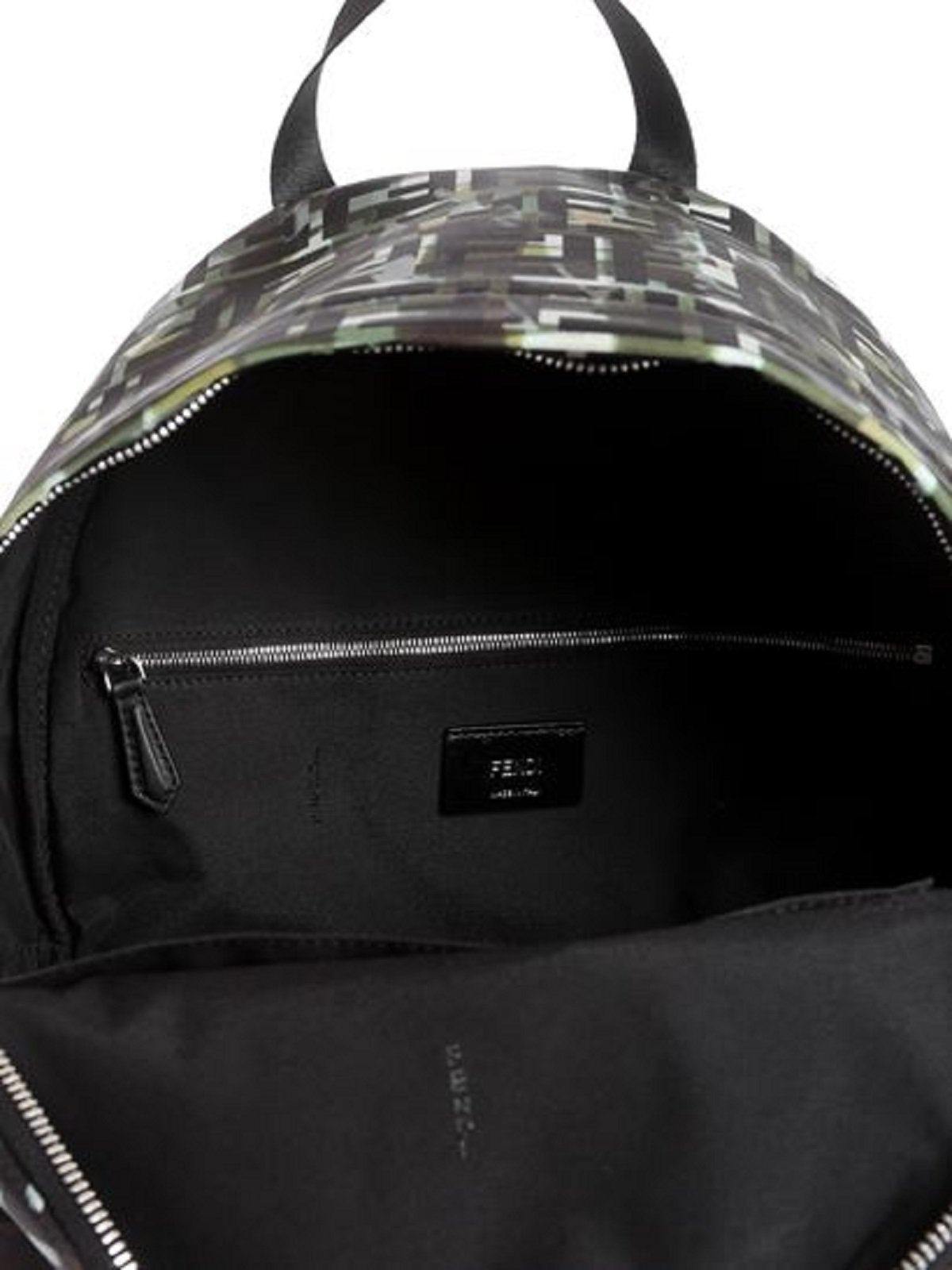 Fendi Unisex FF Multicolor Camouflage Backpack 7VZ042
