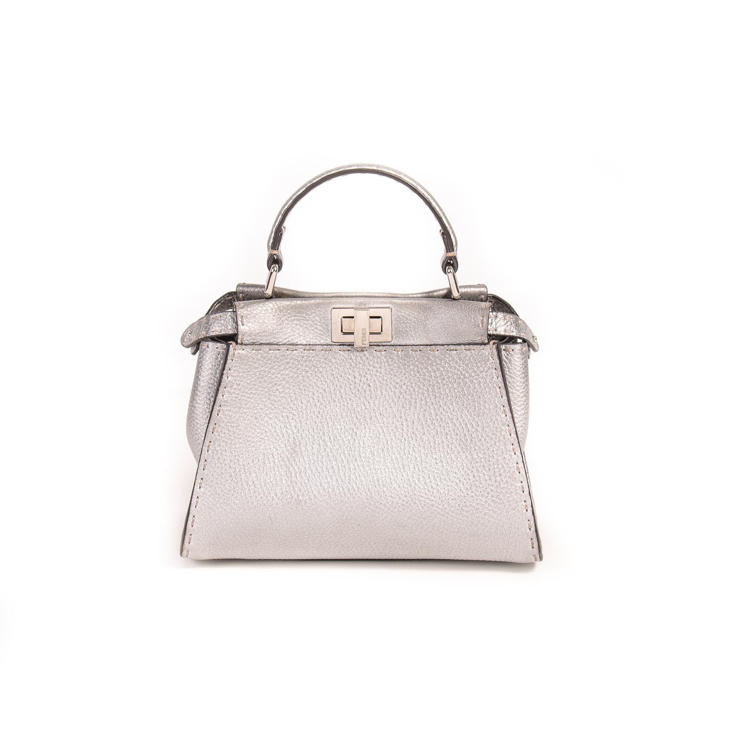 Fendi Peekaboo Selleria Mini Bag