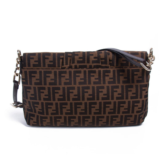 Fendi Zucca Mia Canvas Cross Body Bag
