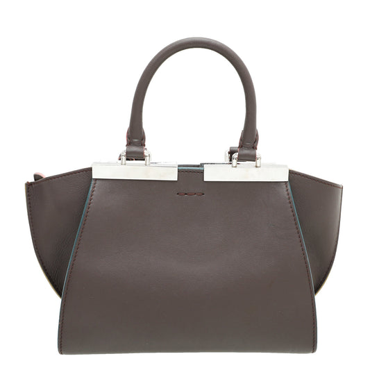 Fendi Dark Brown 3 Jours Petite Bag