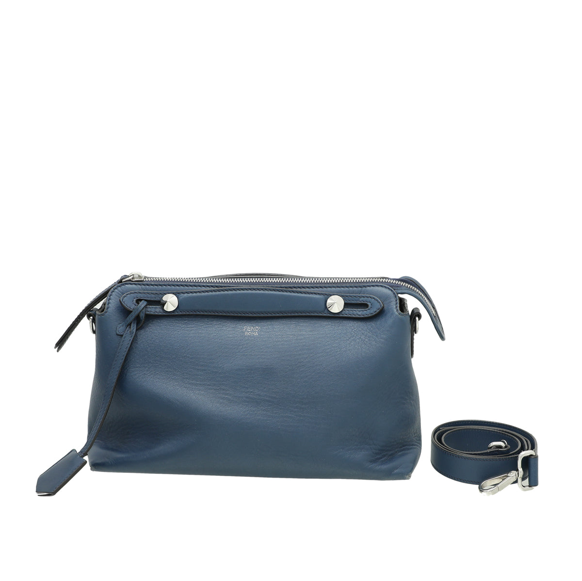 Fendi Blue By The Way Boston Bag