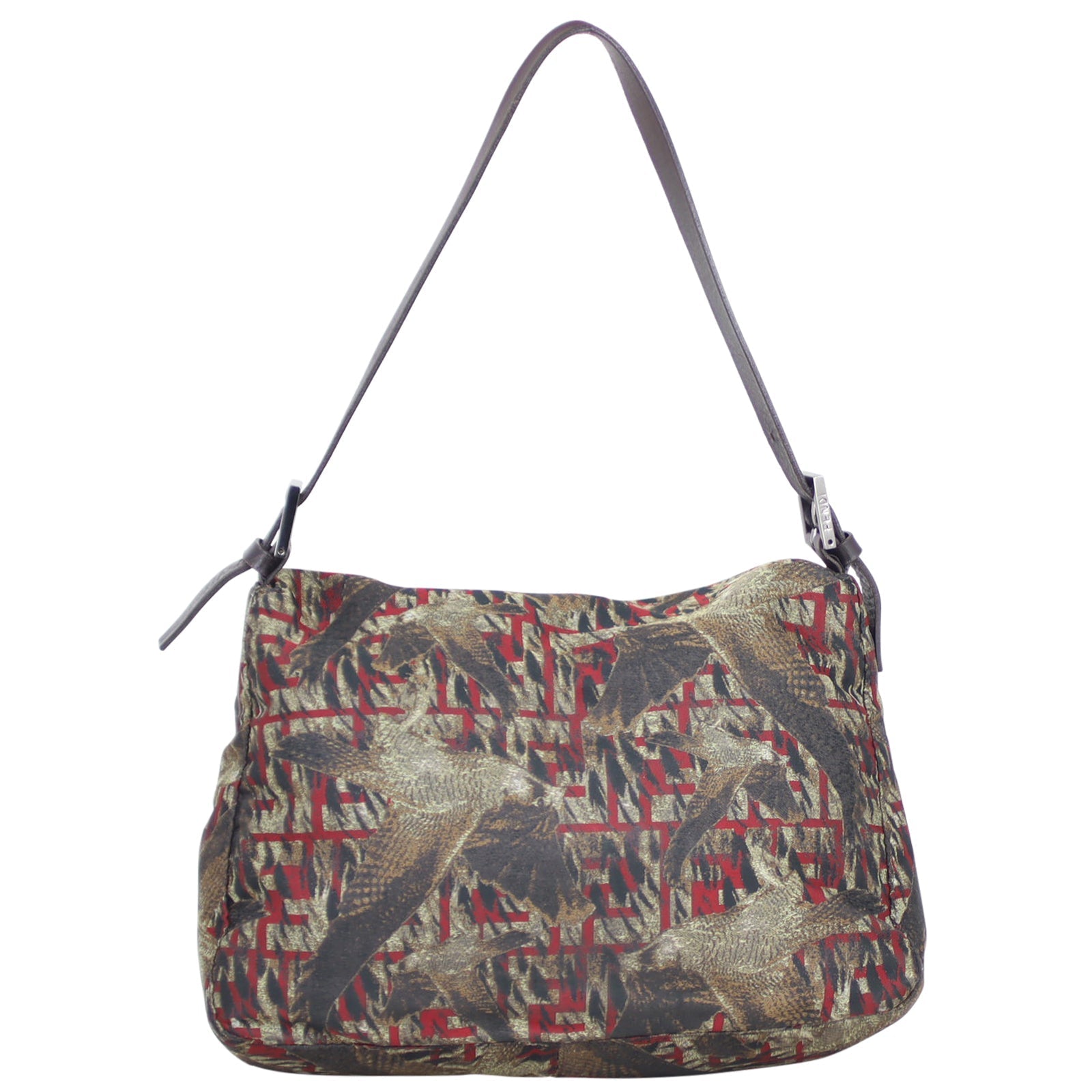 Fendi Mamma Baguette Bird Print