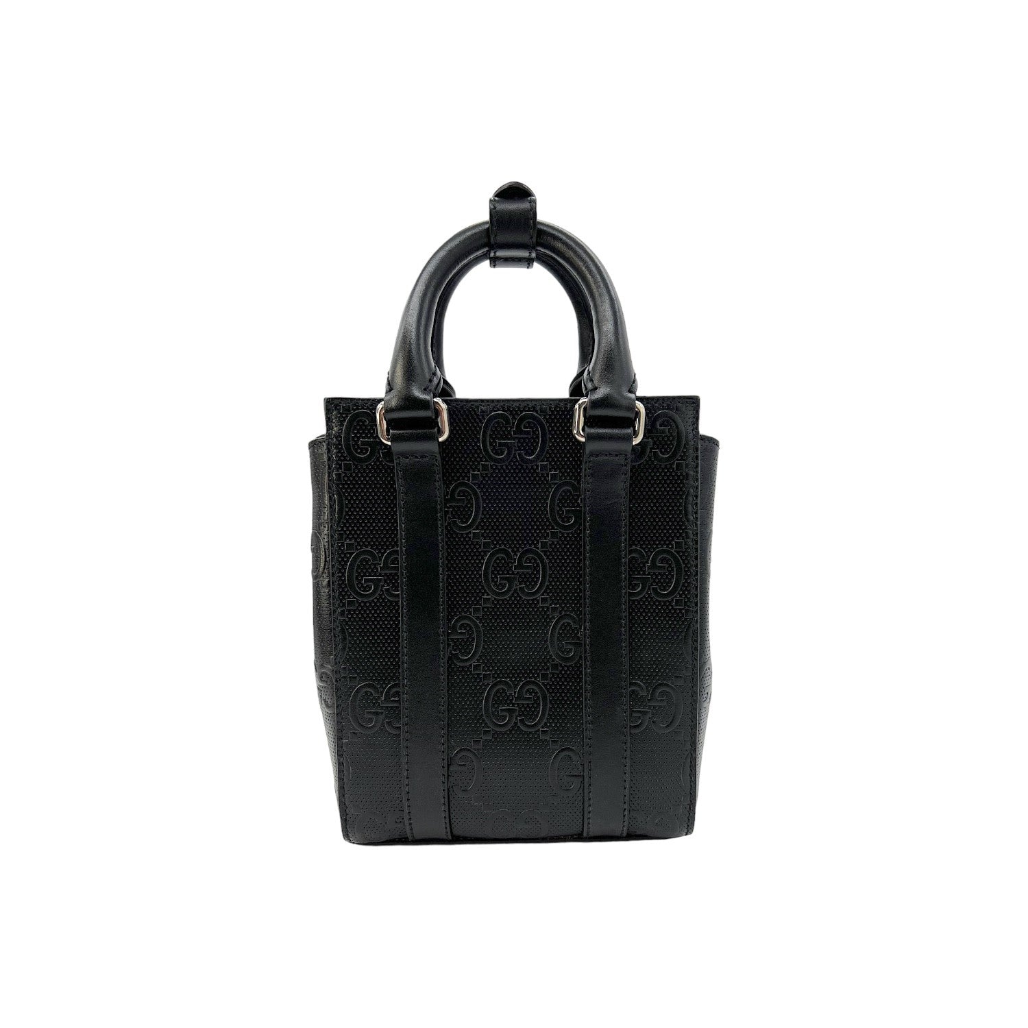 Gucci Monogram Leather Mini Tote