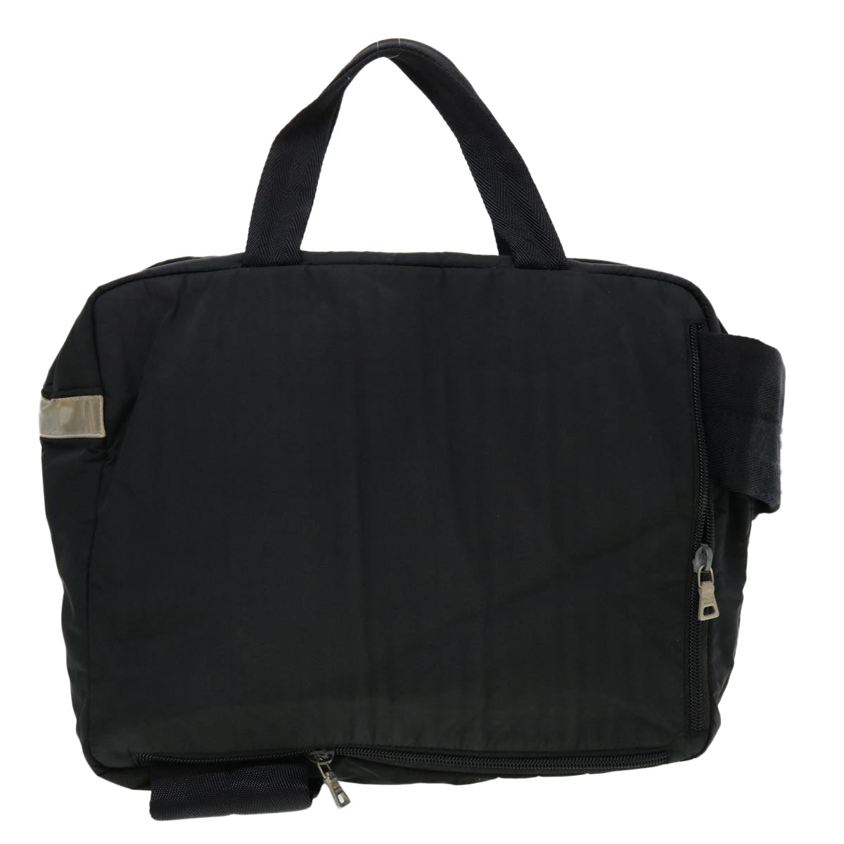 Prada Hand Bag Nylon Black