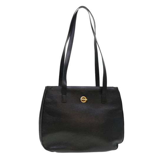 Luxury CELINE Shoulder Bag Leather Black fm2285