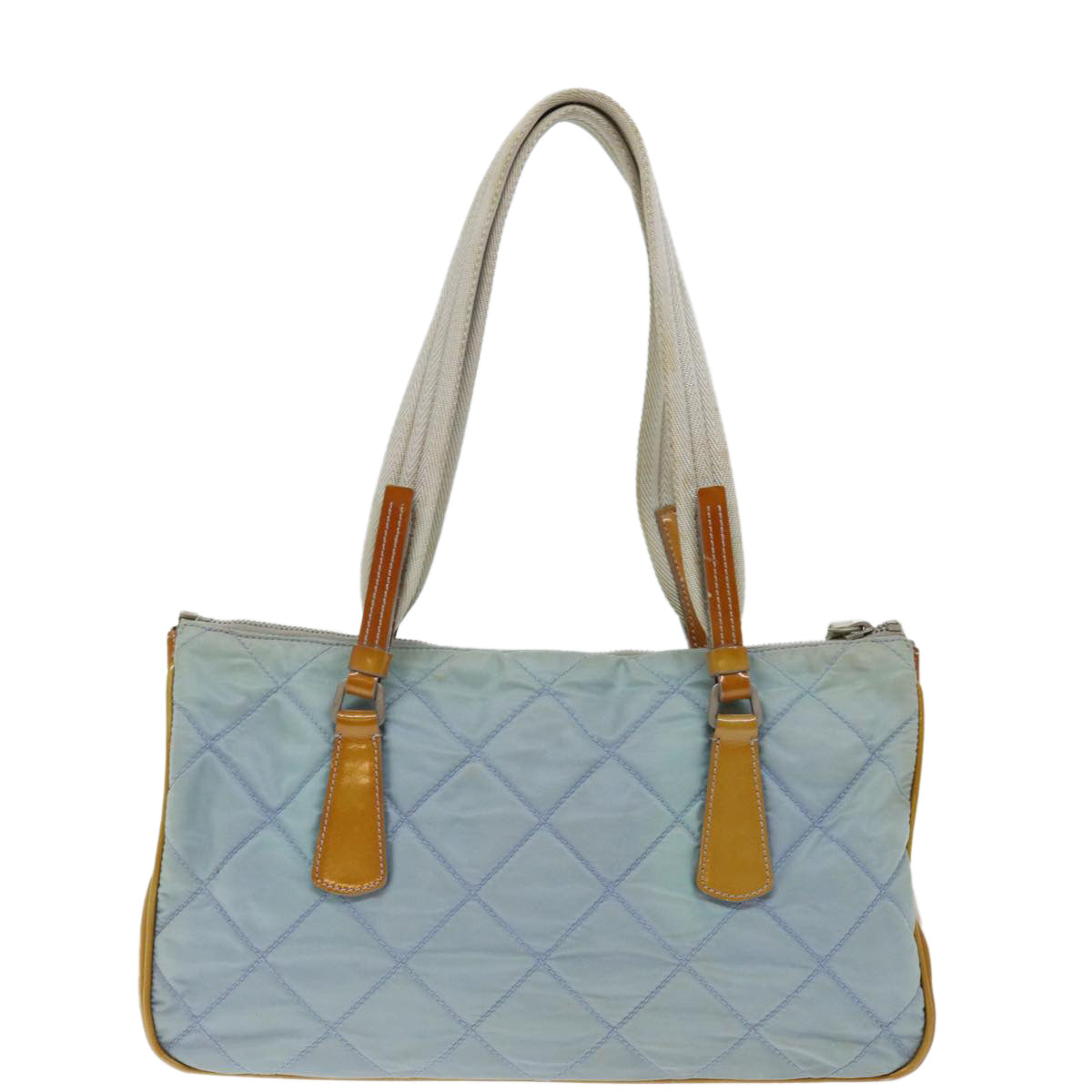 PRADA Shoulder Bag Nylon Blue Auth