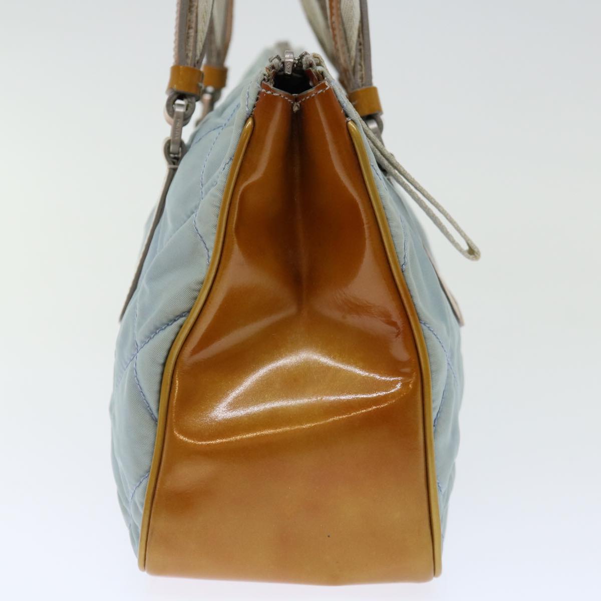 PRADA Shoulder Bag Nylon Blue Auth