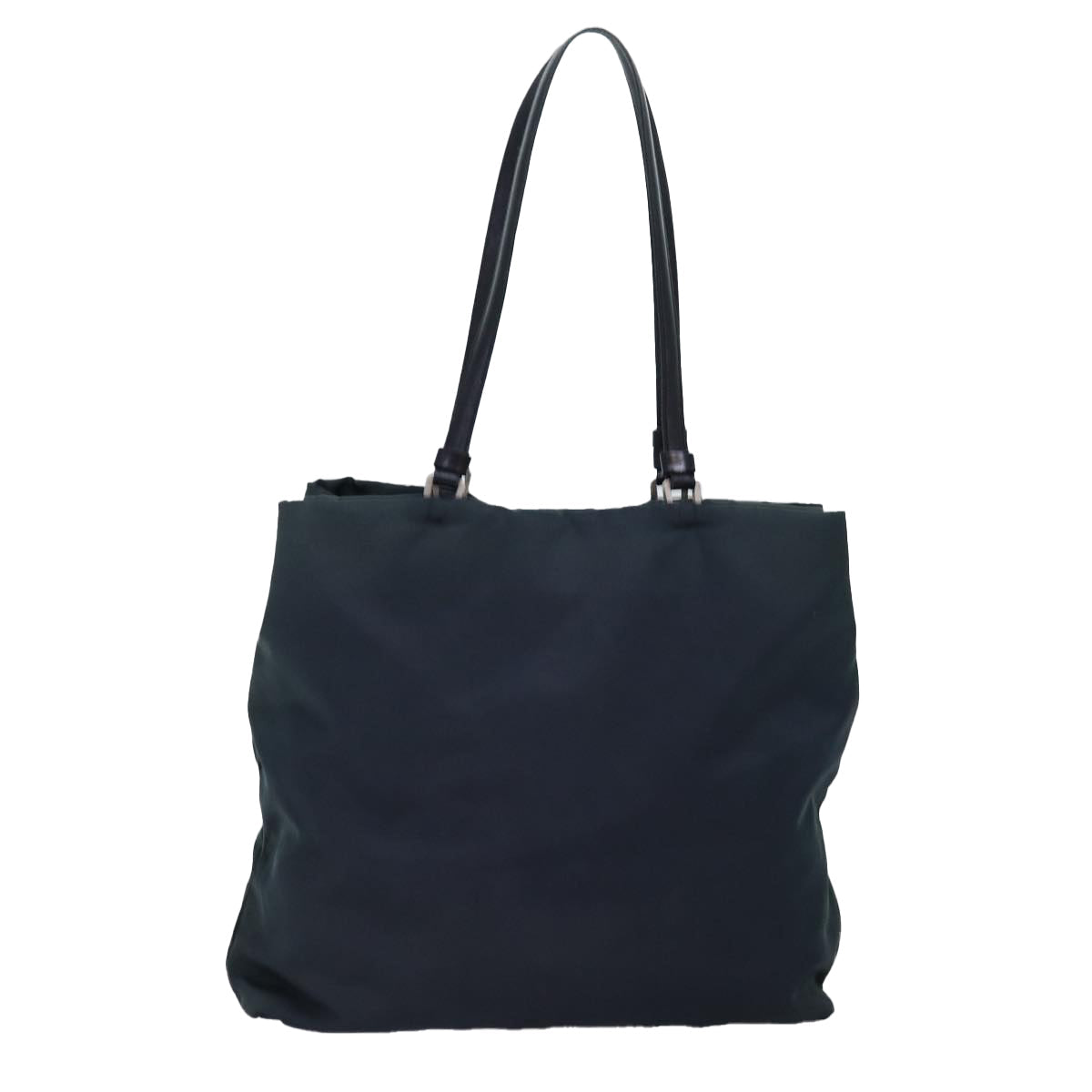 PRADA Tote Bag Nylon Green Auth fm3424
