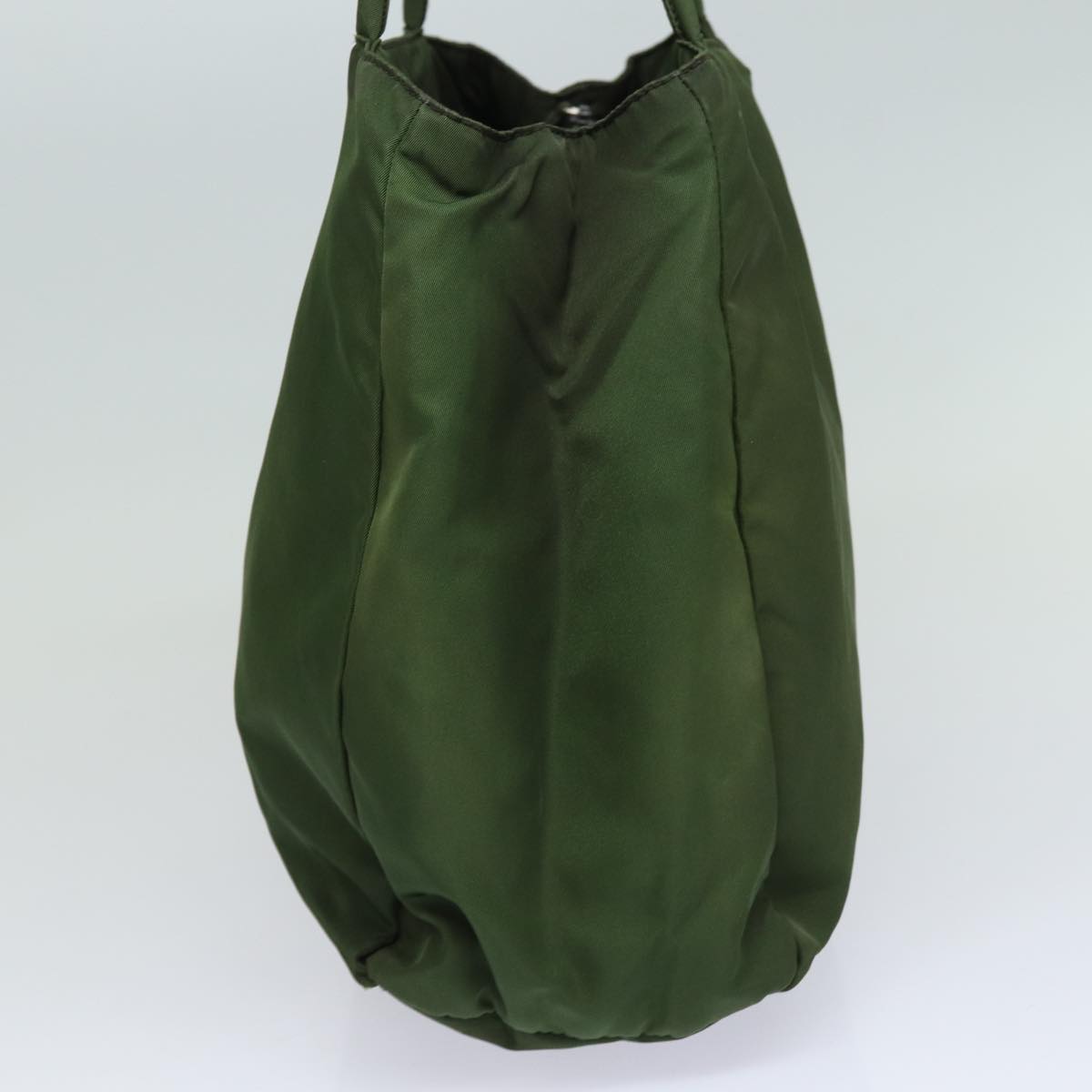 PRADA Hand Bag Nylon Khaki Auth