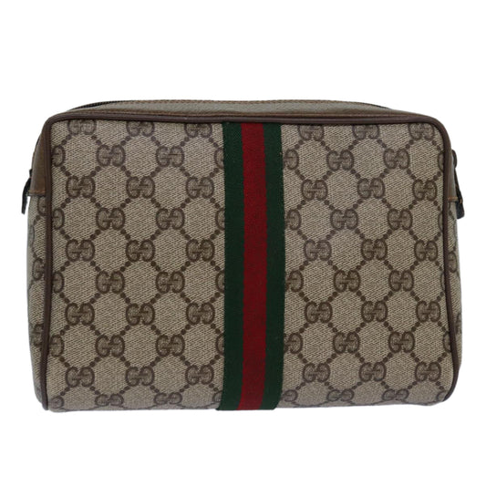 Gucci Leather Canvas Clutch