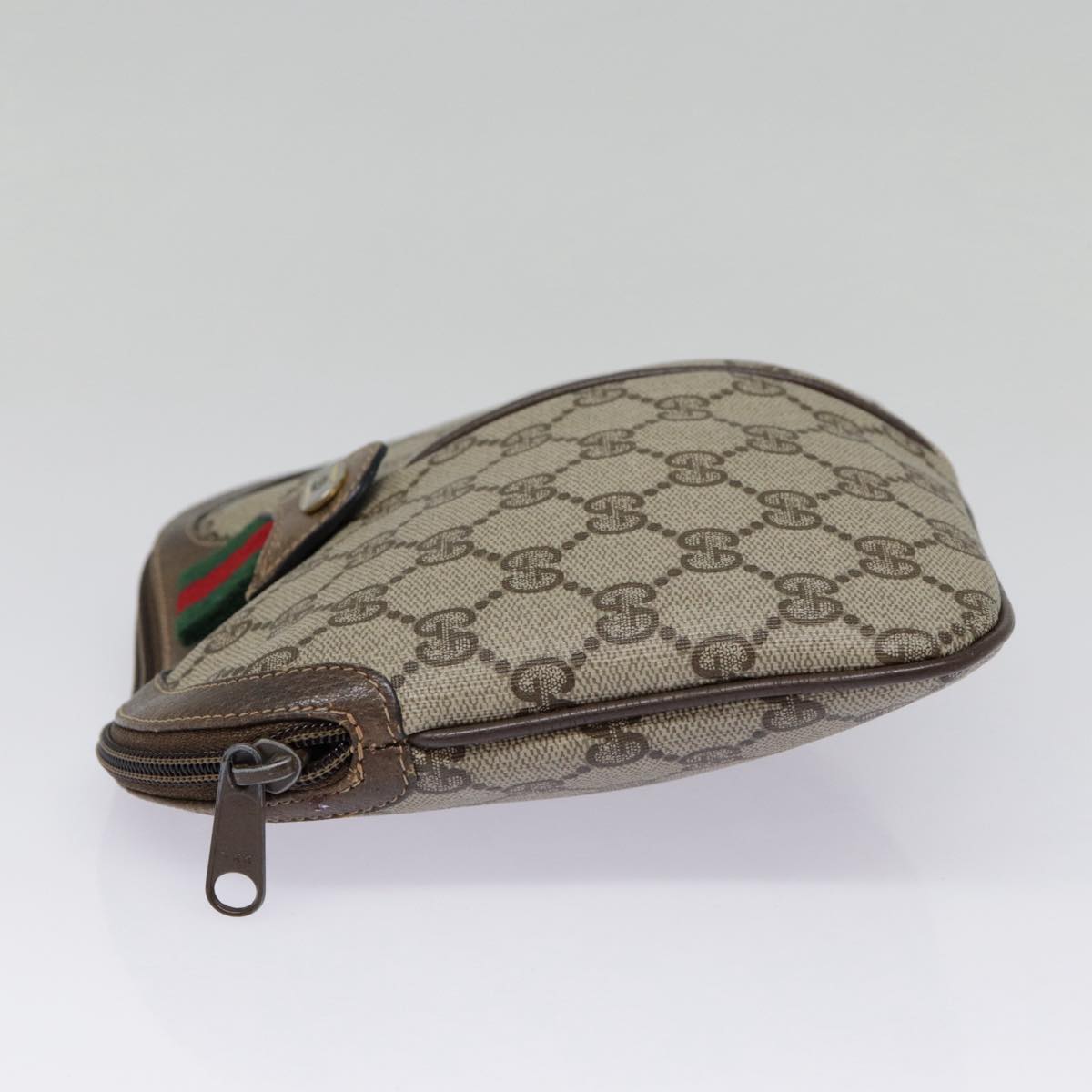 Gucci Leather Canvas Shoulder Bag